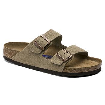 Arizona Birkenstock Soft Footbed Semisove Damske Hnede | SK 25FDN